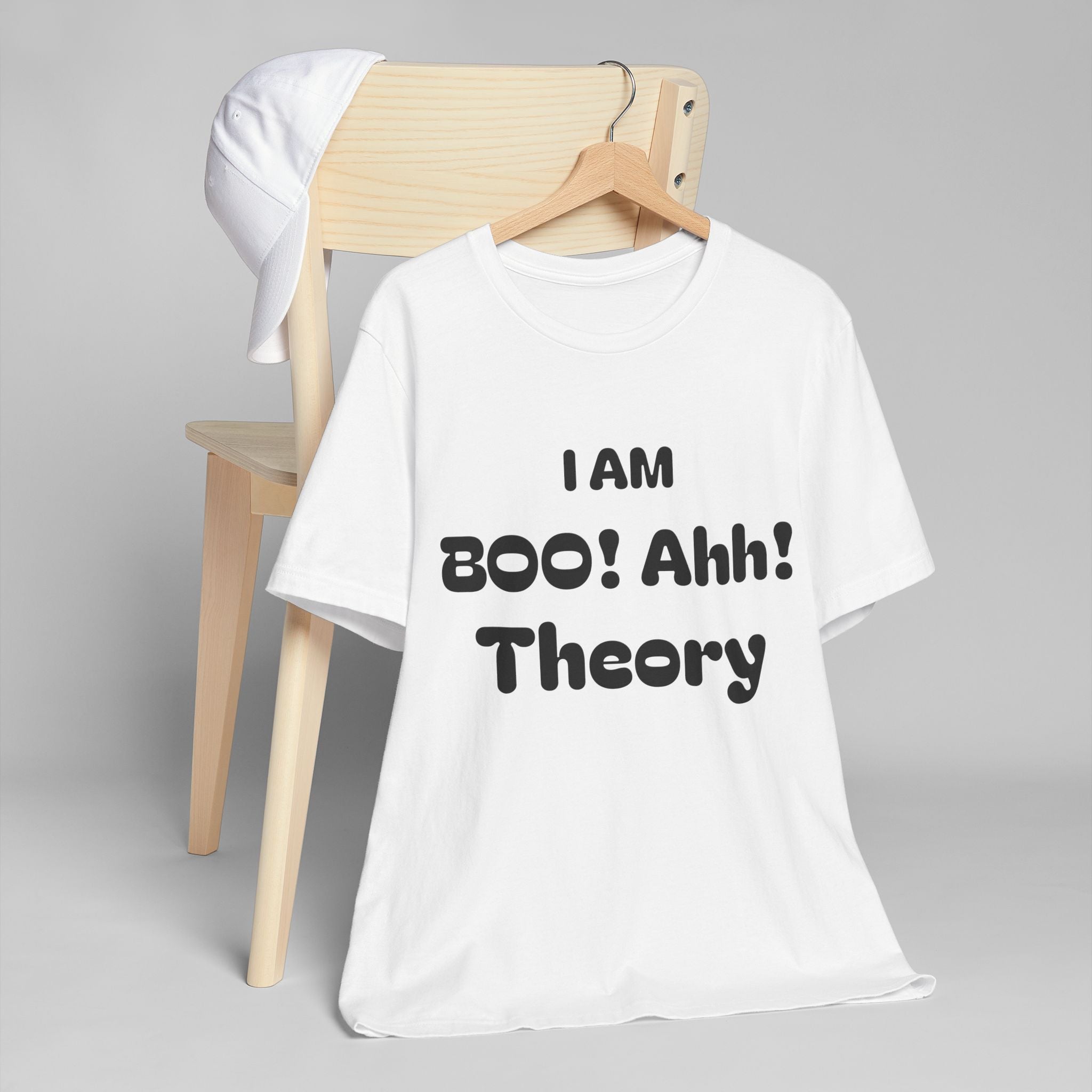 I Am BOO! Ahh! Theory Unisex Jersey T-Shirt - Fun Halloween Casual Tee