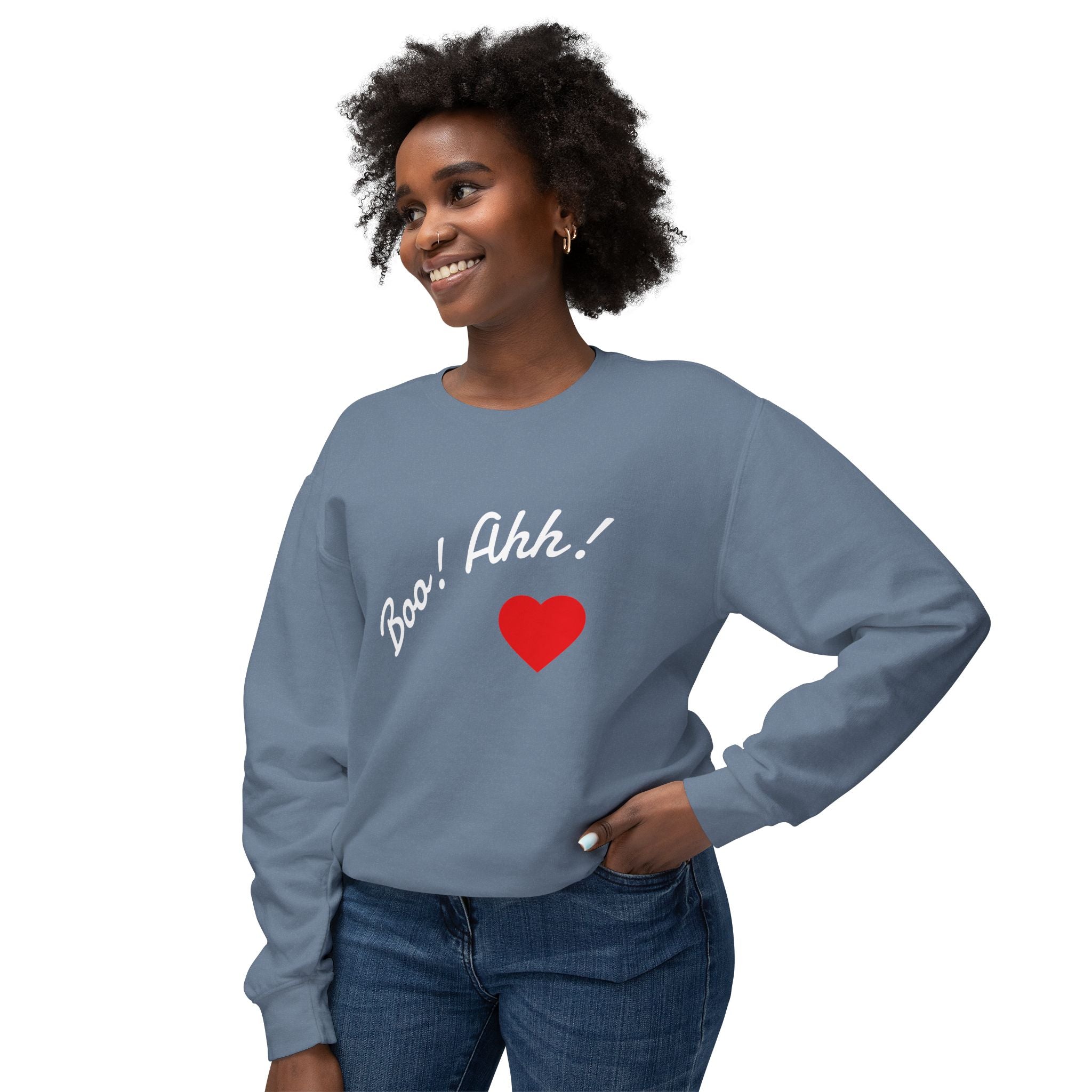 Boo Ahh Unisex Sweatshirt for Busy Couples in Love