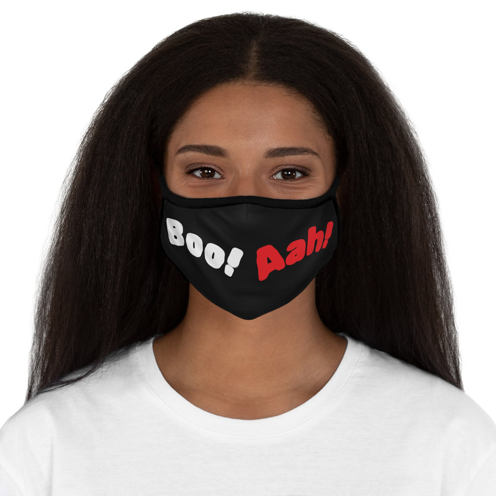 Boo! Aah! Fitted Face Mask - Fun Halloween Safety Gear