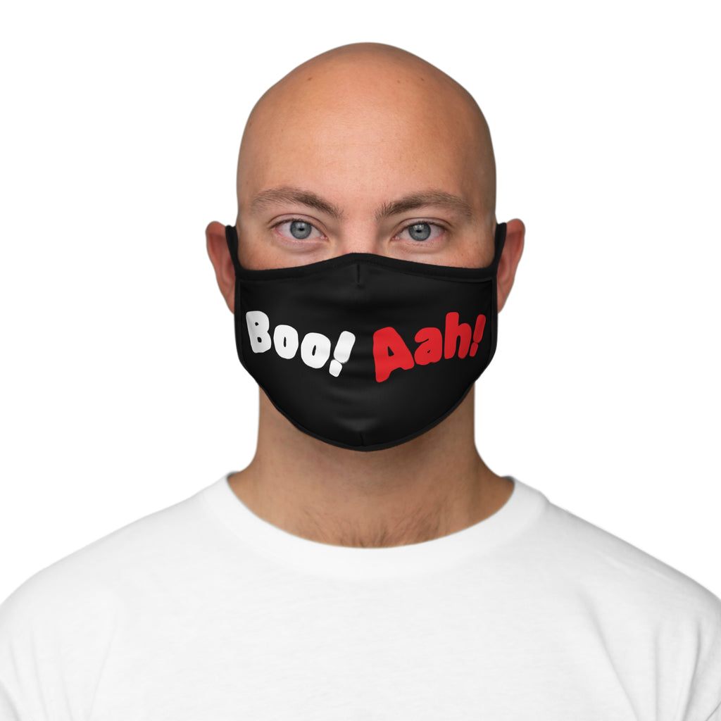 Boo! Aah! Fitted Face Mask - Fun Halloween Safety Gear