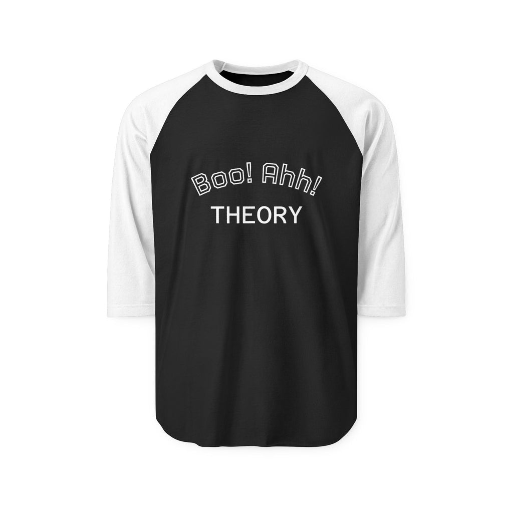 Boo! Ahh! Theory Unisex Raglan Shirt - Fun Halloween Casual Wear