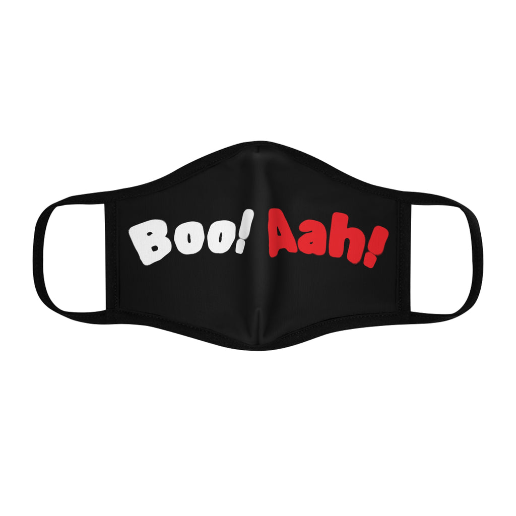 Boo! Aah! Fitted Face Mask - Fun Halloween Safety Gear