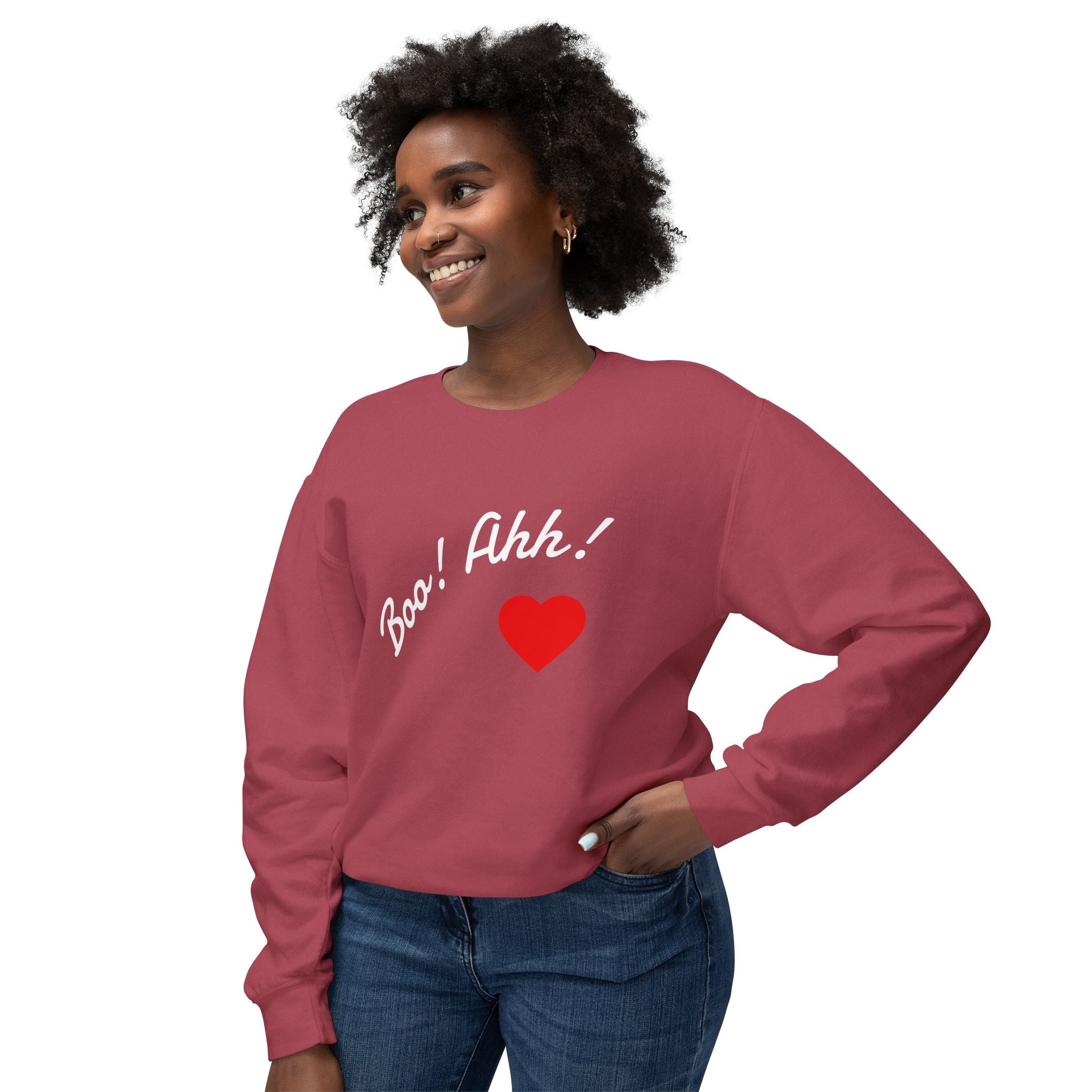 Boo Ahh Unisex Sweatshirt for Busy Couples in Love