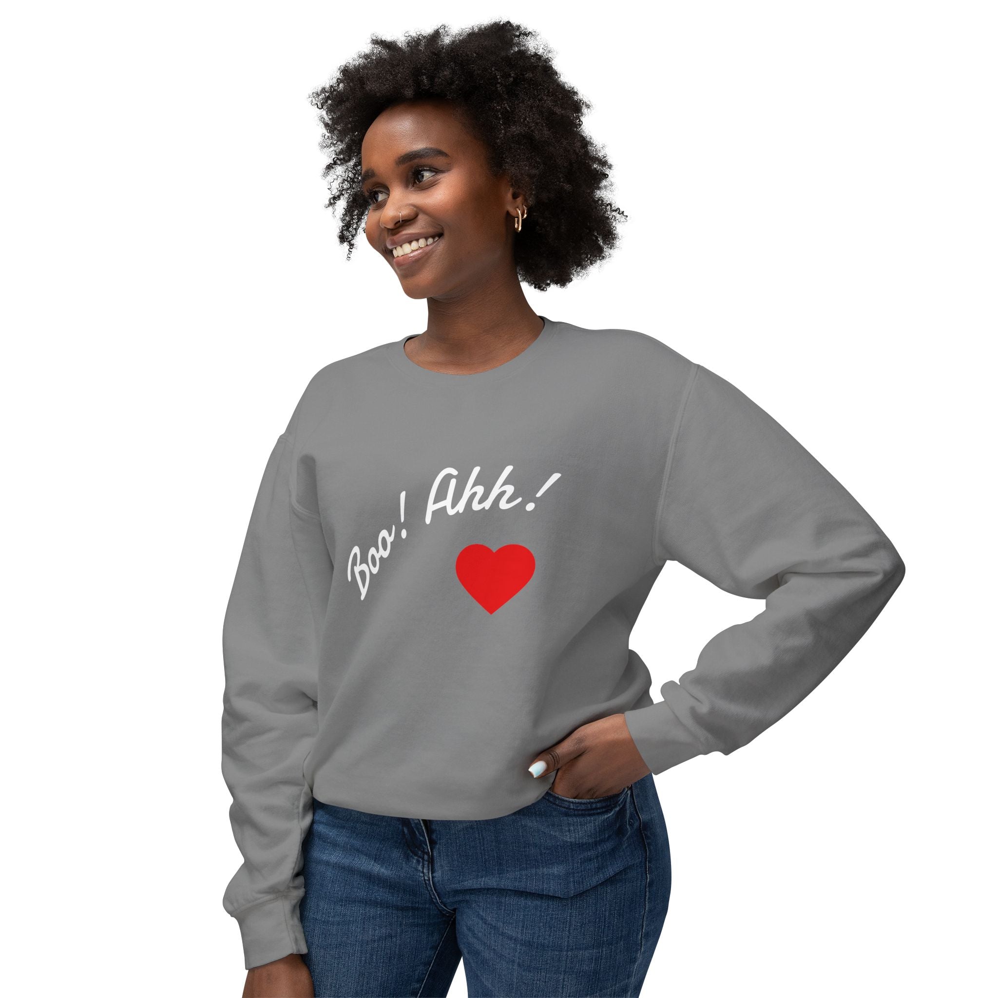 Boo Ahh Unisex Sweatshirt for Busy Couples in Love